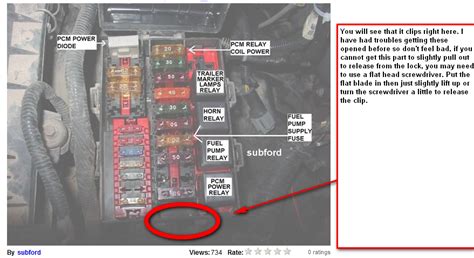 2002 f150 power distribution box removal|97 f150 power distribution box.